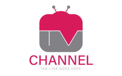 Szablon logo kanału telewizyjnego — logo kanału