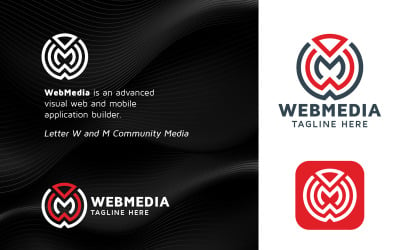 Web Media Letter W és M logó