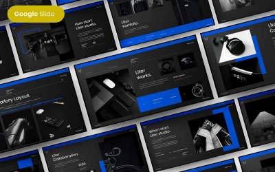 Liter – üzleti Google diasablon