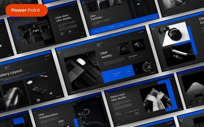 Liter – Üzleti PowerPoint sablon