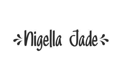 Carattere di visualizzazione divertente Nigella Jade