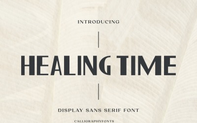 Fuente Healing Time Sans Serif