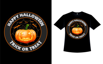 Happy Halloween Vintage Pumpkin T-shirt