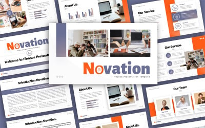 Modèle de présentation PowerPoint polyvalent de Novation Finance