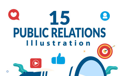 15 Public Relations illusztráció