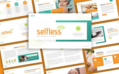 Selfless Wellness Mehrzweck-PowerPoint-Präsentationsvorlage