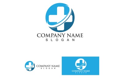 Ziekenhuis logo Vector sjabloonontwerp