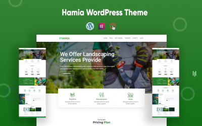Hamia-创意绿树WordPress主题