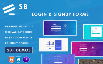 SB - Login Forms and Signup Forms