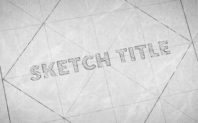 Sketch Hand Draw Title Intro - MOGRT