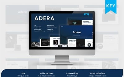 Adera – Business Keynote sablon