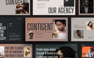 Contigent – márka Urban Keynote sablon