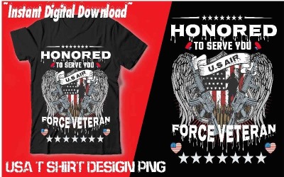 Force veteterran usa T-shirt Design