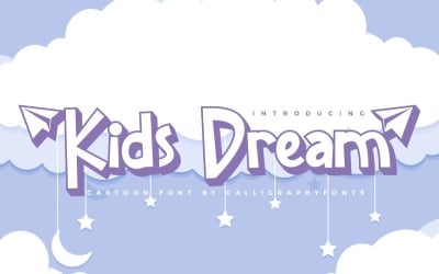 Kids Dream Cartoon betűtípusú betűtípus