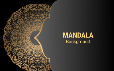 Mandala. Dekoratív kerek dísz. Elszigetelt fehér background. Arab, indiai, oszmán motívumok.