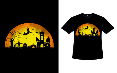 T-shirt essentiel d&amp;#39;Halloween Art Design