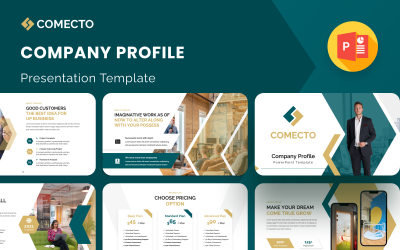 Comecto – Profil firmy Szablon prezentacji PowerPoint