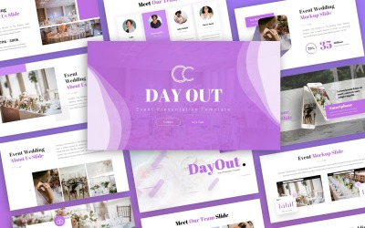 DayOut - Modelo de PowerPoint multiuso de evento