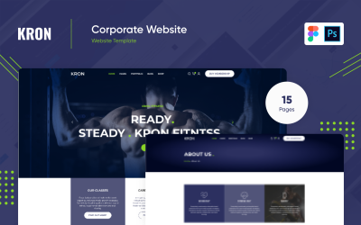 Kron Fitness Two And Gym Template