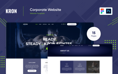 Kron Fitness Two und Fitnessstudio-Vorlage