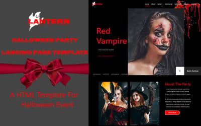 Lantern - Halloween Event &amp;amp; Party Landing Page Template