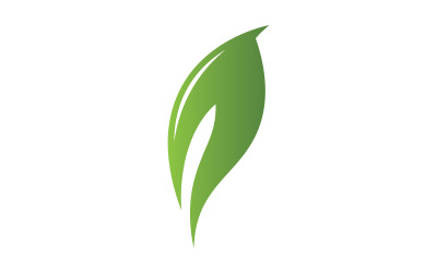 Nature Leaf Logo šablona vektorové ilustrace V5