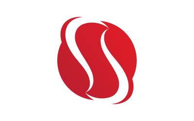 S letter logo template. Vector illustration. V7