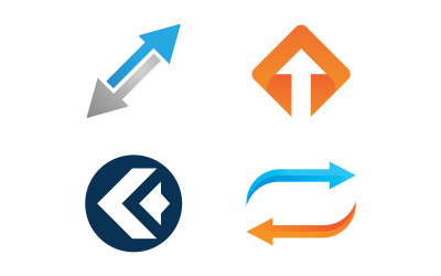 Шаблон логотипа Arrow Vector V10