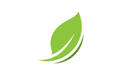 Шаблон логотипу Nature Leaf Vector Illustration V2