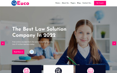 Euco - Anaokulu ve Çocuk Bakımı WordPress Teması