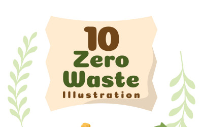 10 Zero Waste Illustration