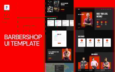 Berber UI Figma Şablonu