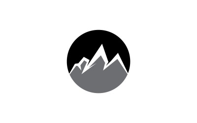 Illustration de modèle vectoriel de logo de montagne 20