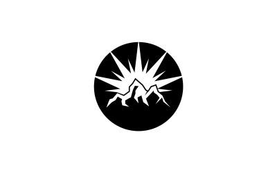 Logotipo de montaña Plantilla vectorial Ilustración 17