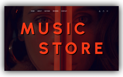 Lucy - Müzik Mağazası PSD Şablonu