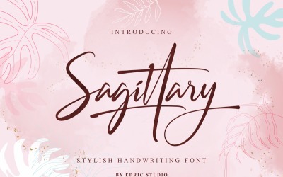 Boogschutter Handtekening Script-lettertype