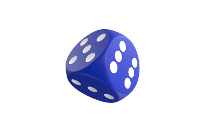 3D model Dice X High Poly