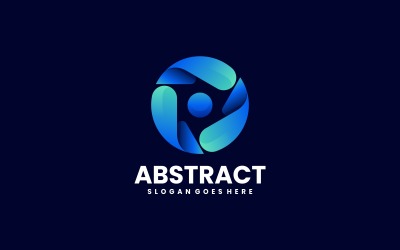 Logo mit abstraktem Kreisverlauf 1