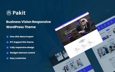Pakit - Business Vision WordPress-tema