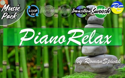 Piano för meditation och avkoppling Produktionspaket lagermusik
