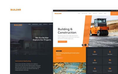 Тема WordPress Builder Будівництво та будівництво