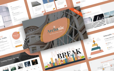 Archanie Architecture Home Building Шаблон PowerPoint
