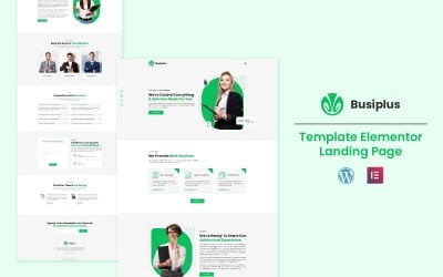 Busiplus - Página de inicio de Elementor de solución empresarial