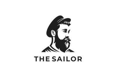 Bearded Sailor Graphic Logo