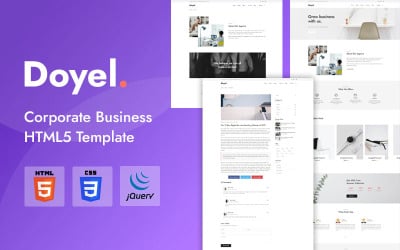 Doyel - Plantilla HTML5 mínima corporativa