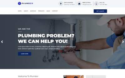 Html-Vorlagen für den Sanitärbau