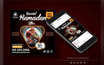 Специальный флаер Рамадана | Социальные медиа
