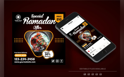 Spezieller Ramadan-Flyer | Sozialen Medien