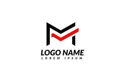Yaratıcı Harf M Logo Tasarımı