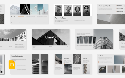 Корпоративний шаблон Google Slide Umah Architecture